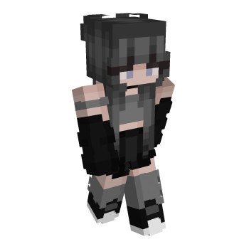 Dangerousdana500 Gray Minecraft Skin