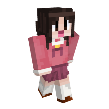 Pink Anime Minecraft Skin