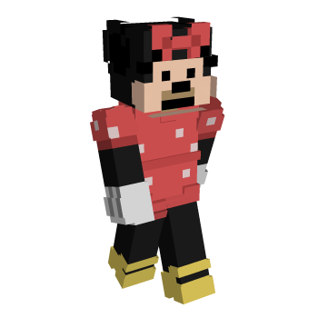 Ribbon Mickey Mouse Minecraft Skin