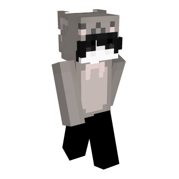 White Hoodie Minecraft Skin