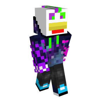 Lime Galaxy Jacket Minecraft Skin