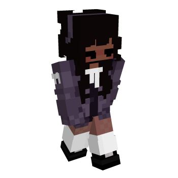 Cute Purple Minecraft Skin