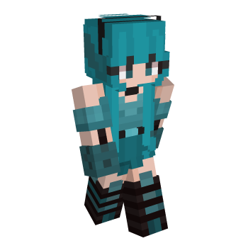 Skirt Choker Minecraft Skin