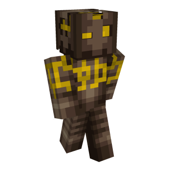 Gold Magic Tree Minecraft Skin