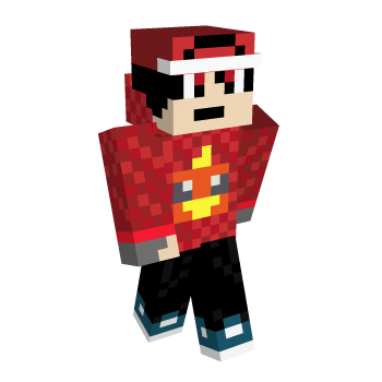 Red Pikachu Minecraft Skin