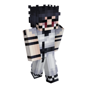 Anime Black Minecraft Skin