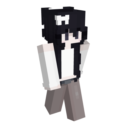 Girl White Minecraft Skin - Laby