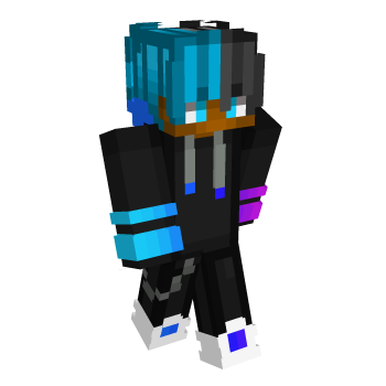 Blue Purple Minecraft Skin