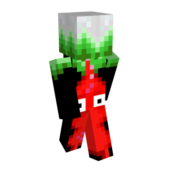 Red Nature Minecraft Skin