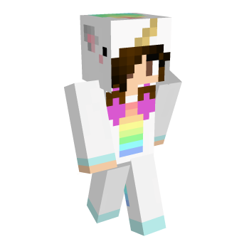 Chica Unicorn Minecraft Skin