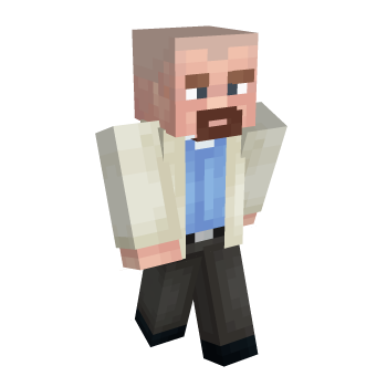 Brown Man Minecraft Skin