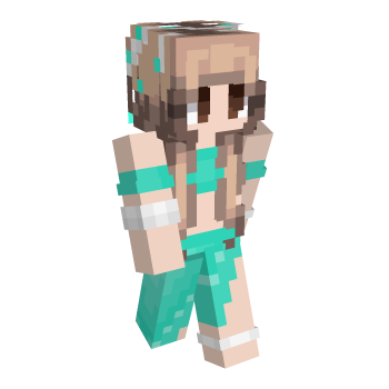 Blonde Hair Brown Hair Minecraft Skin