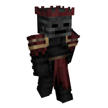 Black Wither Skeleton Minecraft Skin