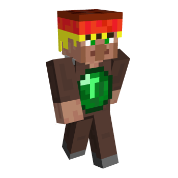 Emerald Villager Minecraft Skin