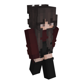 Brown Hair Socks Minecraft Skin