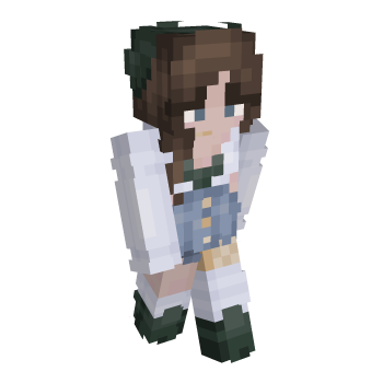 Schoolgirl Baby Blue Minecraft Skin