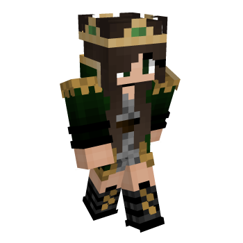 Warrior Emerald Minecraft Skin