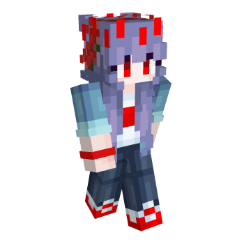 Red Eyes Minecraft Skin