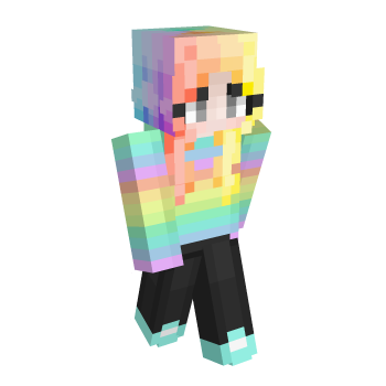 Entry Rainbow Minecraft Skin