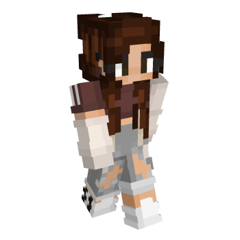 Brunette Cute Minecraft Skin
