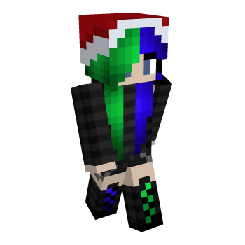 Edgy Christmas Minecraft Skin