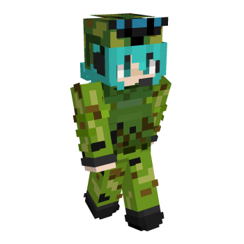 Military Miku Minecraft Skin
