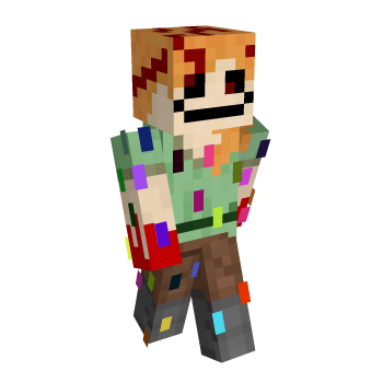 Corrupted Crazy Minecraft Skin