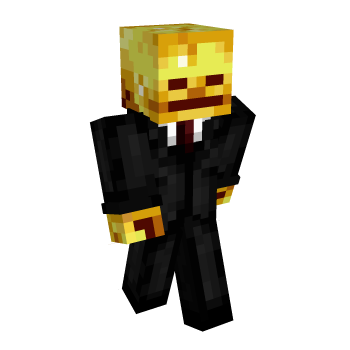 Golden Skeleton Minecraft Skin
