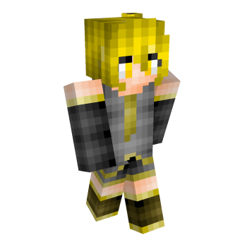 Vocaloid Ponytail Minecraft Skin
