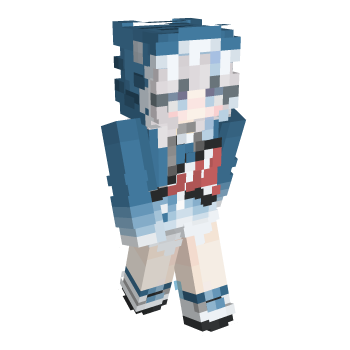Shark Girl Minecraft Skin