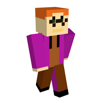 Nerd Assistant Minecraft Skin
