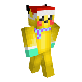 Pikachu Snow Minecraft Skin