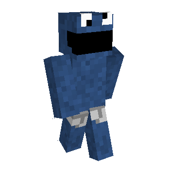 Cookie Monster Minecraft Skin