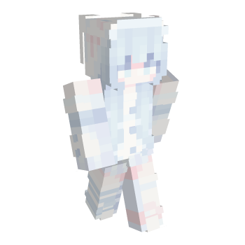 Girl White Minecraft Skin