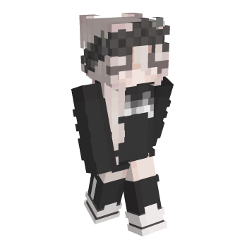 Flower Crown Black Minecraft Skin