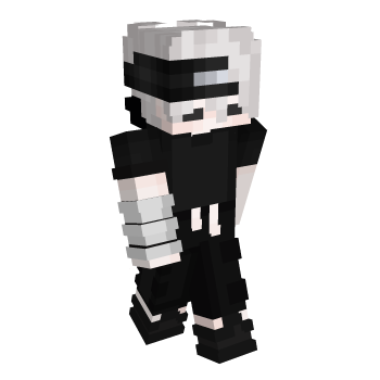 Black And White Minecraft Skin