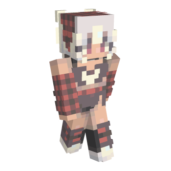 Red Edgy Minecraft Skin