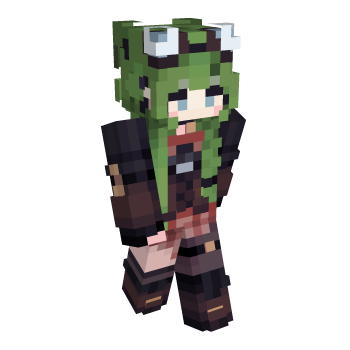 Girl Egirl Minecraft Skin