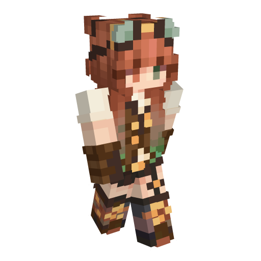 Girl Steampunk Minecraft Skin - Laby