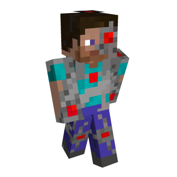 Cyborg Mechanical Minecraft Skin
