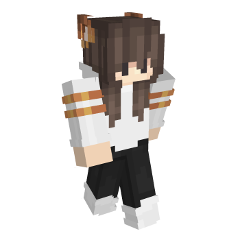 Hair Brown Minecraft Skin