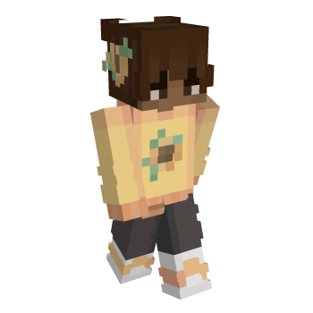 Black Sunflower Minecraft Skin