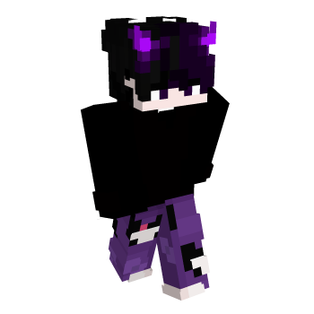 Male Hair Black Minecraft Skin