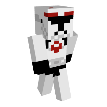 Star Wars Red Clone Minecraft Skin