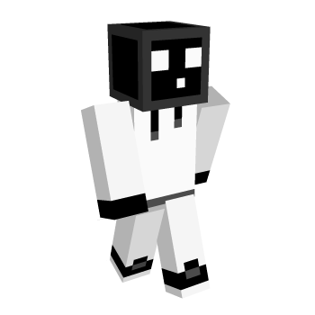 Sweatshirt Black Minecraft Skin