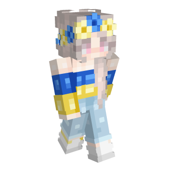 Flower Crown Minecraft Skin
