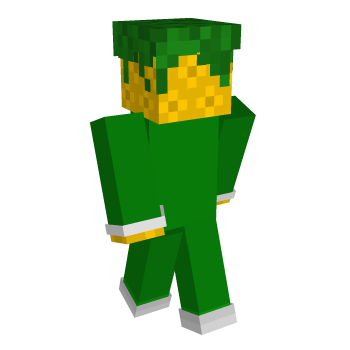 Fancy Tuxedo Green Minecraft Skin
