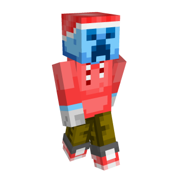 Red Festive Minecraft Skin