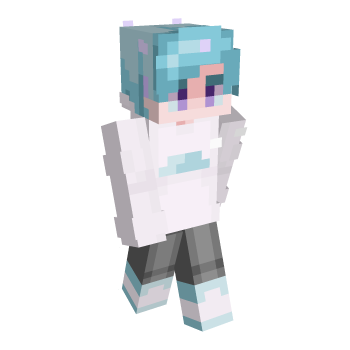 Light Blue Minecraft Skin