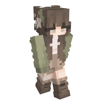 Girl Green Minecraft Skin
